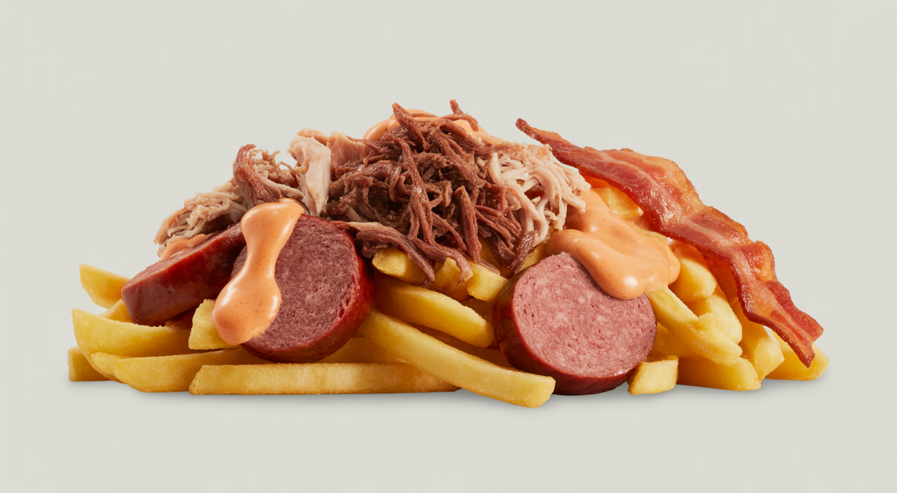 Salchipapas in Normandia