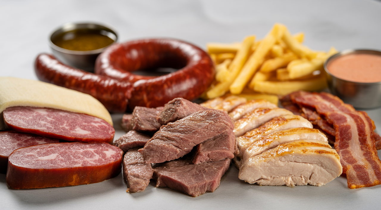 Salchipapas gigantes y costeñas de La Marimonda del Mono