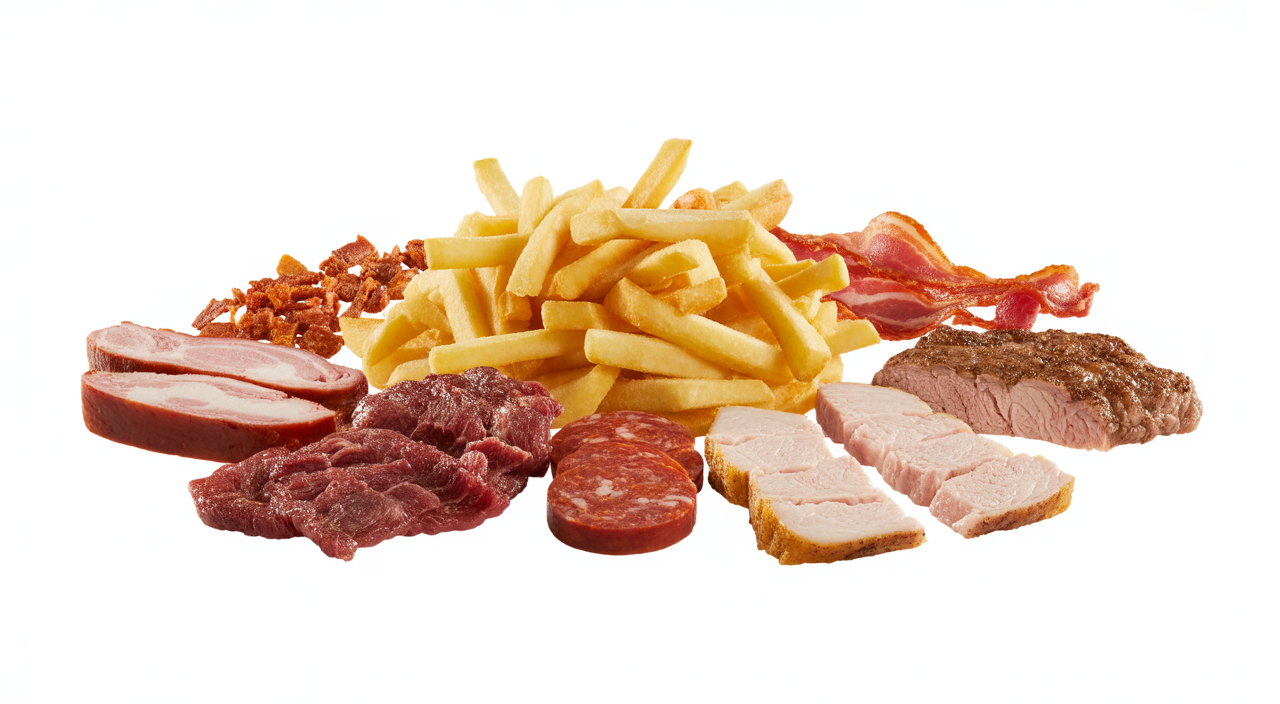 Salchipapa gigante de La Marimonda del Mono, lista para domicilio en Bosa.