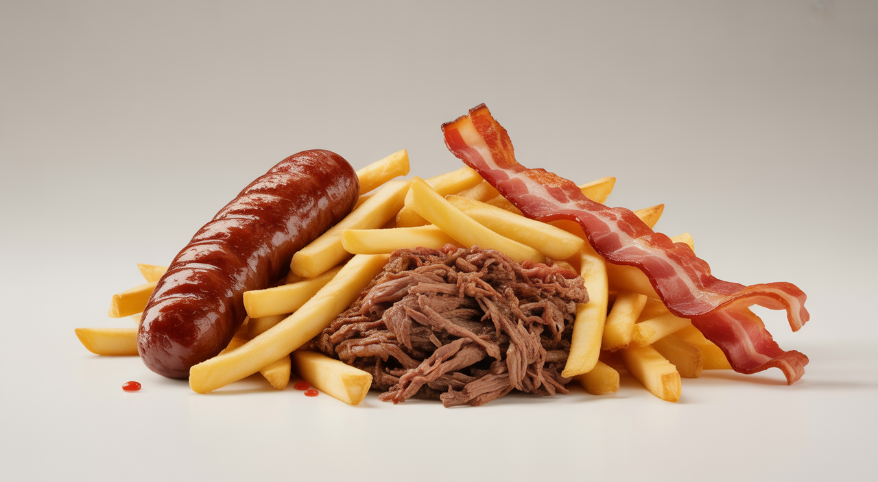 Salchipapa costeña de La Marimonda del Mono