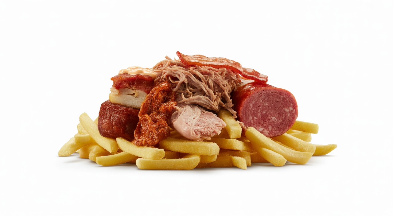 Salchipapas costeñas de La Marimonda del Mono