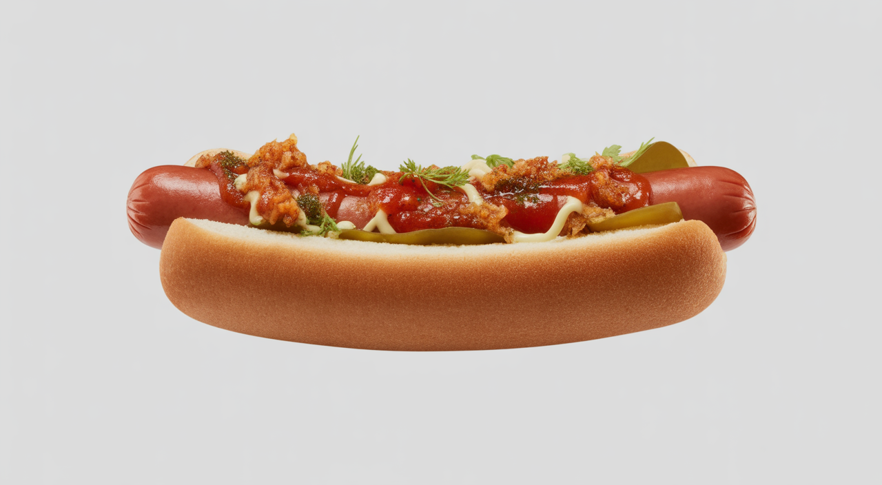 Perro caliente de 30 centímetros con ingredientes costeños en La Marimonda del Mono