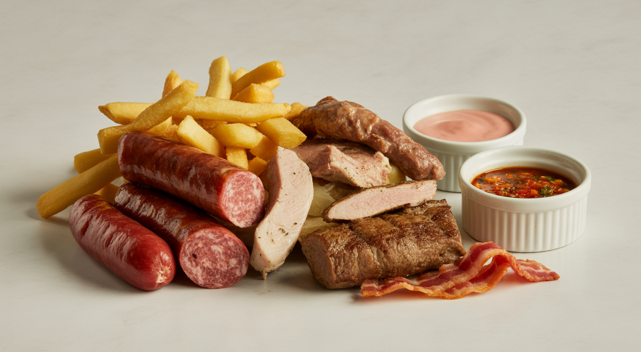 Salchipapas Costeñas Crujientes de La Marimonda del Mono en Bogotá