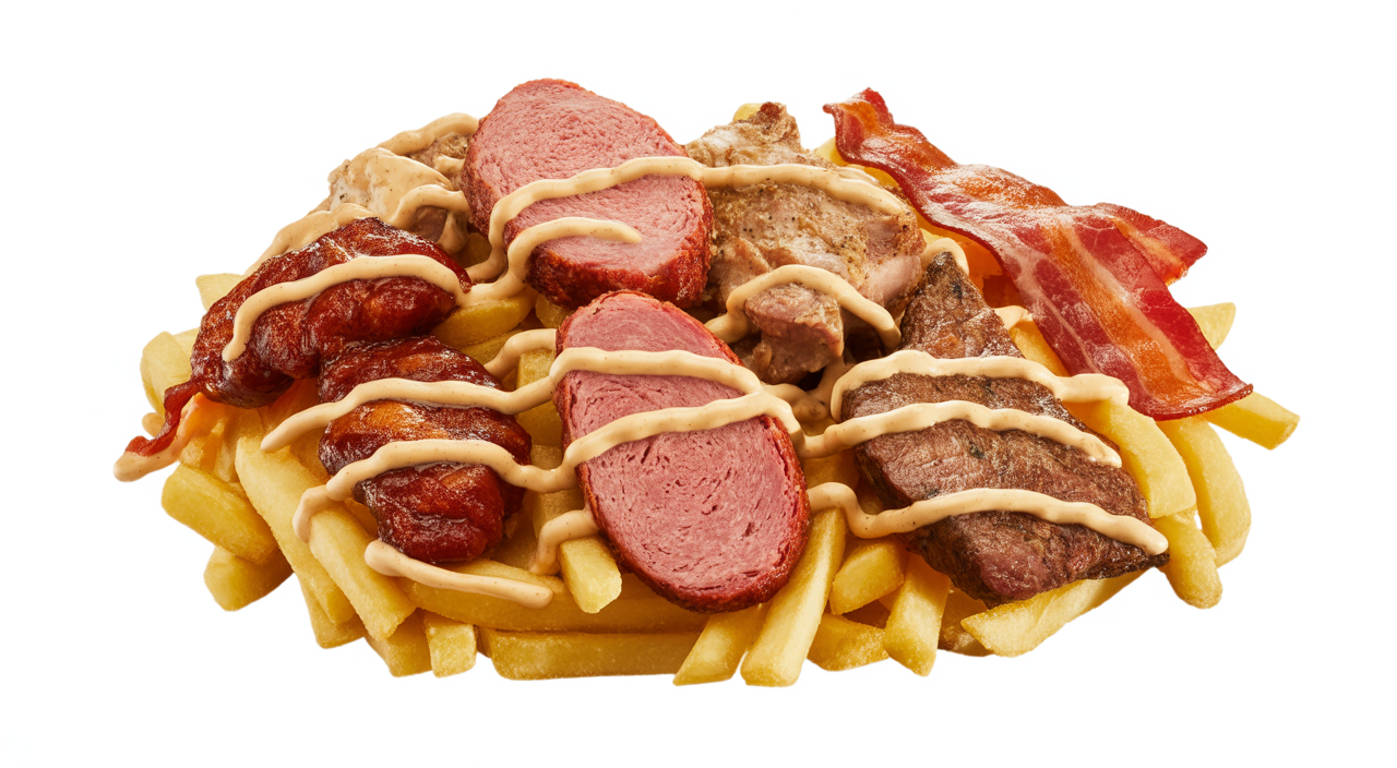 Salchipapas El Castillo gigante de La Marimonda del Mono en el Norte de Bogotá