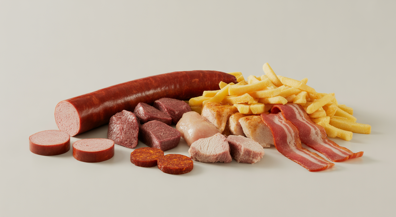 Image of delicious Salchipapa, made with different types of meat, sausages and crispy fries