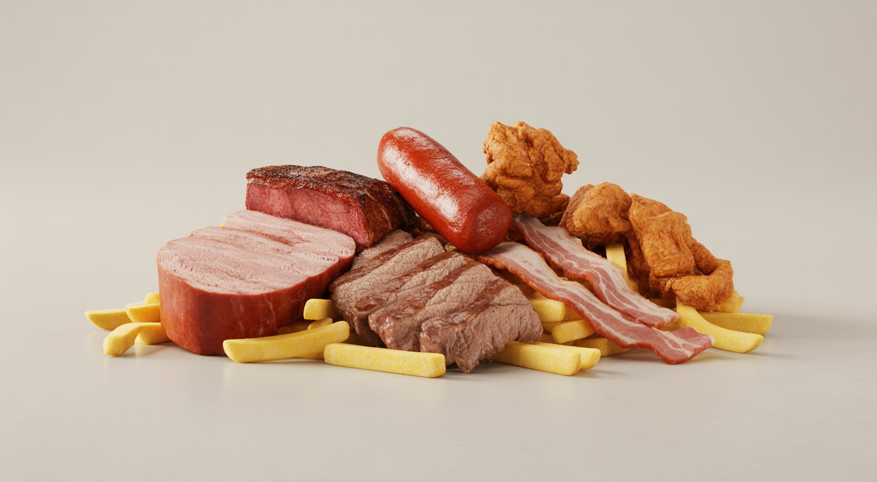 Plato de salchipapa costeña de La Marimonda del Mono, con papas, salchichas, y una variedad de carnes, bañado en salsas